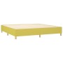 Cama box spring con colchón tela verde 200x200 cm de , Camas y somieres - Ref: Foro24-3128716, Precio: 641,47 €, Descuento: %