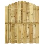 Puerta de jardín madera de pino impregnada 100x125 cm