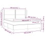 Cama box spring con colchón terciopelo rosa 160x200 cm de , Camas y somieres - Ref: Foro24-3129164, Precio: 565,12 €, Descuen...