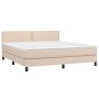 Boxspringbett LED Matratze Cappuccino Kunstleder 160x200cm von , Betten und Lattenroste - Ref: Foro24-3134176, Preis: 468,03 ...