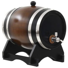 Barrel of wine with solid pine wood spigot 6 L by vidaXL, wine production - Ref: Foro24-50683, Price: 81,97 €, Discount: %