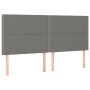 Cama box spring colchón y luces LED tela gris oscuro 160x200 cm de , Camas y somieres - Ref: Foro24-3134806, Precio: 548,82 €...