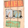 LIVE LIFE wall coat rack with 6 hooks 120x40 cm by vidaXL, Hat and coat racks - Ref: Foro24-245849, Price: 59,88 €, Discount: %