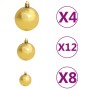 Lot Weihnachtskugeln 100 Stück braun/bronze/gold 3/4/6 cm von vidaXL, Festliche Dekorationen - Ref: Foro24-245714, Preis: 20,...