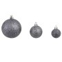 Lote de bolas de Navidad 100 unidades blanco/gris 3/4/6 cm de vidaXL, Adornos festivos - Ref: Foro24-245717, Precio: 26,99 €,...