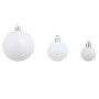 Lote de bolas de Navidad 100 unidades blanco/gris 3/4/6 cm de vidaXL, Adornos festivos - Ref: Foro24-245717, Precio: 26,99 €,...