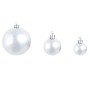 Lote de bolas de Navidad 100 unidades blanco/gris 3/4/6 cm de vidaXL, Adornos festivos - Ref: Foro24-245717, Precio: 26,99 €,...