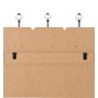 Wall-mounted coat rack HOME IS with 6 hooks 120x40 cm by vidaXL, Hat and coat racks - Ref: Foro24-245848, Price: 59,88 €, Dis...