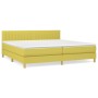 Cama box spring con colchón tela verde 200x200 cm de , Camas y somieres - Ref: Foro24-3140808, Precio: 550,71 €, Descuento: %