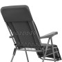 Folding garden chairs with cushion 2 units gray by vidaXL, Garden chairs - Ref: Foro24-44320, Price: 186,49 €, Discount: %