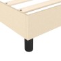 Box spring bed with cream fabric mattress 80x200 cm by , Beds and slatted bases - Ref: Foro24-3144380, Price: 248,46 €, Disco...