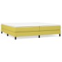 Cama box spring con colchón tela verde 200x200 cm de , Camas y somieres - Ref: Foro24-3144108, Precio: 510,38 €, Descuento: %