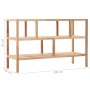 Solid walnut wood bathroom shelf 100x40x65 cm by vidaXL, Bookcases and shelves - Ref: Foro24-247100, Price: 111,24 €, Discoun...