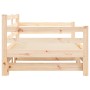 Trundle sofa bed solid pine wood 90x200 cm by , Beds and slatted bases - Ref: Foro24-836147, Price: 152,71 €, Discount: %