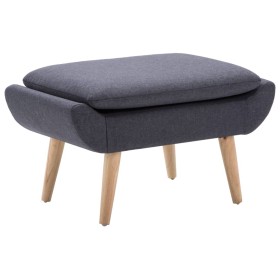 Upholstered fabric footstool 73x43x42 cm dark gray by vidaXL, Ottomans - Ref: Foro24-246989, Price: 97,74 €, Discount: %