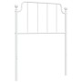 Cabecero de metal blanco 75 cm de , Cabeceros y pies de cama - Ref: Foro24-373962, Precio: 20,99 €, Descuento: %