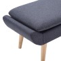 Upholstered fabric footstool 73x43x42 cm dark gray by vidaXL, Ottomans - Ref: Foro24-246989, Price: 103,24 €, Discount: %