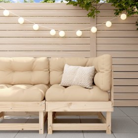 Garden corner sofa solid pine wood by , Modular outdoor sofas - Ref: Foro24-825366, Price: 42,99 €, Discount: %