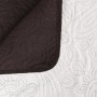 Double-sided quilted bedspread 230x260 cm cream and brown by vidaXL, Bedspreads and duvets - Ref: Foro24-132964, Price: 31,99...