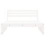 Central garden sofa solid white pine wood 120x80 cm by , Modular outdoor sofas - Ref: Foro24-825745, Price: 120,95 €, Discoun...