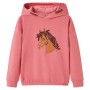 Sudadera infantil con capucha rosa palo 140 de , Camisetas para niños - Ref: Foro24-14038, Precio: 12,99 €, Descuento: %