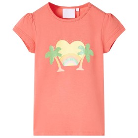 Camiseta infantil color coral 92 de , Camisetas para niños - Ref: Foro24-10429, Precio: 9,99 €, Descuento: %