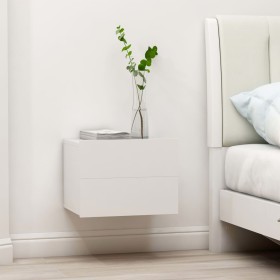 Bedside tables 2 pcs white plywood 40x30x30 cm by vidaXL, Nightstands - Ref: Foro24-801054, Price: 69,28 €, Discount: %