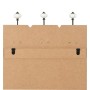 THANK YOU wall coat rack with 6 hooks 120x40 cm by vidaXL, Hat and coat racks - Ref: Foro24-245850, Price: 59,88 €, Discount: %