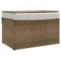 Laundry basket with lid synthetic rattan 55.5x35x34 cm by , Laundry baskets - Ref: Foro24-372049, Price: 54,40 €, Discount: %