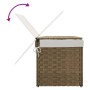 Laundry basket with lid synthetic rattan 55.5x35x34 cm by , Laundry baskets - Ref: Foro24-372049, Price: 54,40 €, Discount: %