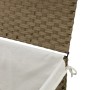 Laundry basket with lid synthetic rattan 55.5x35x34 cm by , Laundry baskets - Ref: Foro24-372049, Price: 54,40 €, Discount: %