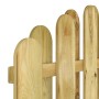 Puerta de jardín madera de pino impregnada 100x125 cm