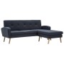 L-shaped sofa upholstered in dark gray fabric 186x136x79 cm by vidaXL, Sofas - Ref: Foro24-246996, Price: 421,26 €, Discount: %