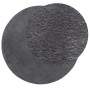 HUARTE anthracite washable soft short pile rug Ø 120 cm by , Rugs - Ref: Foro24-375010, Price: 44,35 €, Discount: %