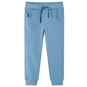 Pantalones de chándal infantiles azul medio 92 de , Pantalones de niños - Ref: Foro24-13234, Precio: 10,99 €, Descuento: %