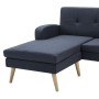 L-shaped sofa upholstered in dark gray fabric 186x136x79 cm by vidaXL, Sofas - Ref: Foro24-246996, Price: 421,26 €, Discount: %