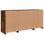 Sideboard mit LED-Leuchten, geräucherte Eiche, 142,5 x 37 x 67 cm von , Sideboards - Ref: Foro24-3209069, Preis: 160,85 €, Ra...