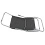 Folding sun loungers 2 units anthracite gray textilene by vidaXL, Loungers - Ref: Foro24-44340, Price: 105,10 €, Discount: %