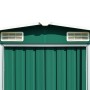 Metal garden shed in green, 257x580x181 cm by vidaXL, Sheds - Ref: Foro24-143352, Price: 756,99 €, Discount: %