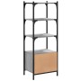 Sonoma gray engineered wood 3-shelf bookcase 41x30x109.5cm by , Bookcases and shelves - Ref: Foro24-839001, Price: 47,86 €, D...