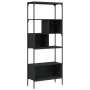 Bookcase with 5 shelves black engineered wood 76x33x188.5 cm by , Bookcases and shelves - Ref: Foro24-839003, Price: 118,33 €...