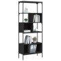 Bookcase with 5 shelves black engineered wood 76x33x188.5 cm by , Bookcases and shelves - Ref: Foro24-839003, Price: 118,33 €...