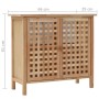 Solid walnut wood washbasin cabinet 66x29x61 cm by vidaXL, bathroom vanities - Ref: Foro24-247097, Price: 90,13 €, Discount: %