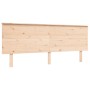 Estructura de cama de matrimonio con cabecero madera maciza de , Camas y somieres - Ref: Foro24-3195236, Precio: 169,74 €, De...