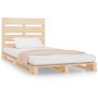 Estructura de cama individual madera maciza de pino 90x190 cm de , Camas y somieres - Ref: Foro24-3190495, Precio: 129,19 €, ...