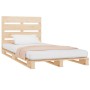 Estructura de cama individual madera maciza de pino 90x190 cm de , Camas y somieres - Ref: Foro24-3190495, Precio: 129,19 €, ...