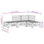 Gartenmöbel-Set 4-teilig aus Massivholz Douglasie von , Gartensets - Ref: Foro24-3186506, Preis: 228,99 €, Rabatt: %