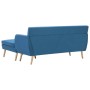 L-förmiges Sofa mit blauem Stoff gepolstert 171,5x138x81,5 cm von vidaXL, Sofas - Ref: Foro24-247025, Preis: 408,96 €, Rabatt: %