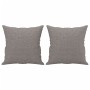 Sofá de 2 plazas con cojines tela gris taupe 120 cm de , Sofás - Ref: Foro24-3200908, Precio: 232,99 €, Descuento: %