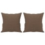 3-seater sofa with brown fabric cushions 180 cm by , Sofas - Ref: Foro24-3200920, Price: 295,95 €, Discount: %